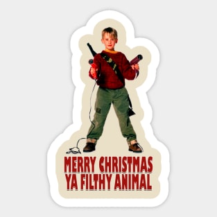 Kevin McAllister Merry Christmas Sticker